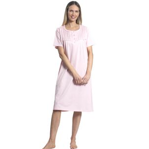Camisa Algodón Con Alforzas Y Pasacinta Talla Especial