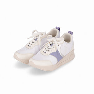 Zapatilla Mujer Natural/lavanda Jessica Piccadilly