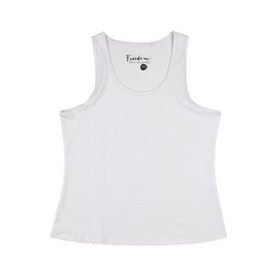 Polera Regular Sin Mangas Cuello Redondo Mujer Freedom