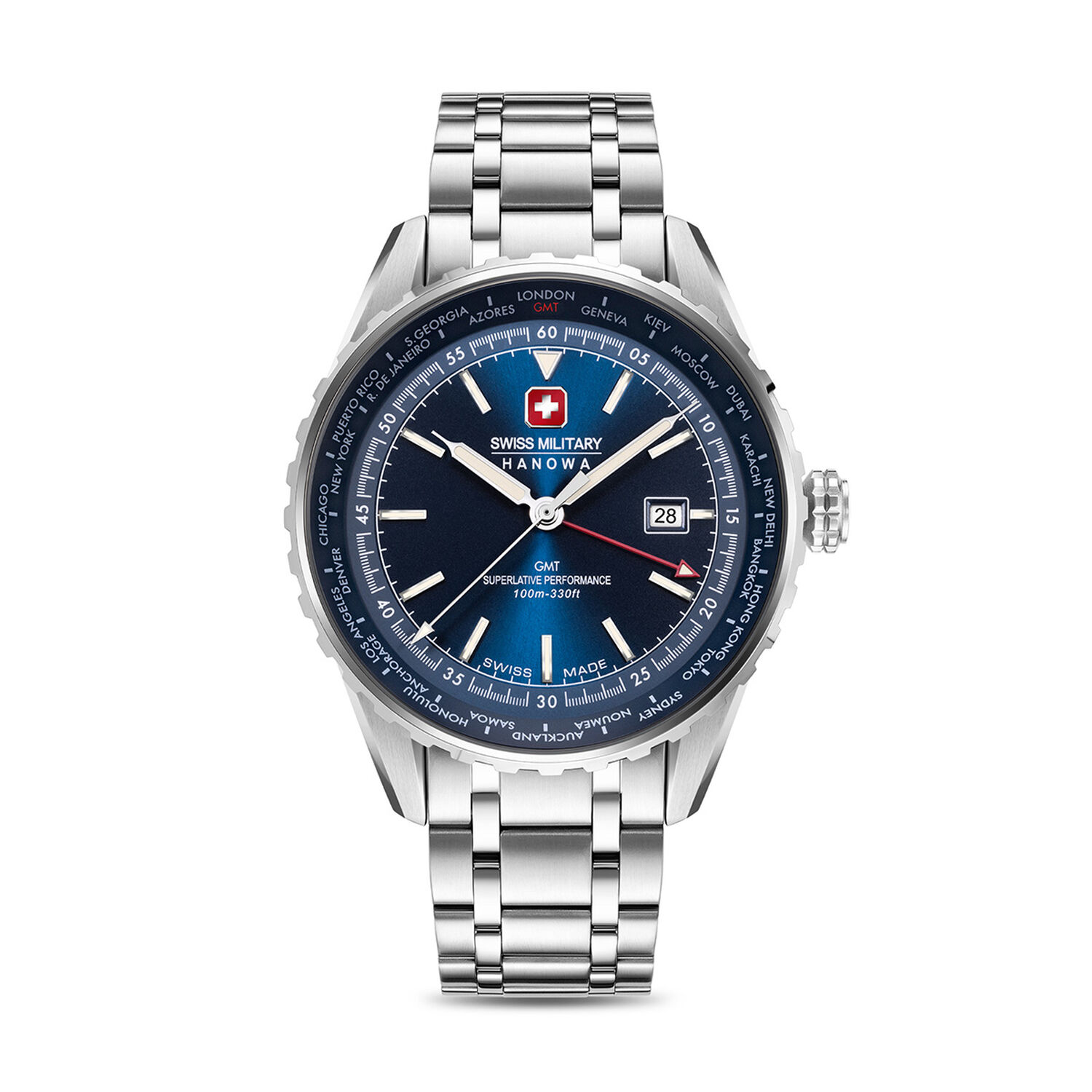 Reloj Swiss Military Hanowa Smwgh0003204 Plateado image number 0.0