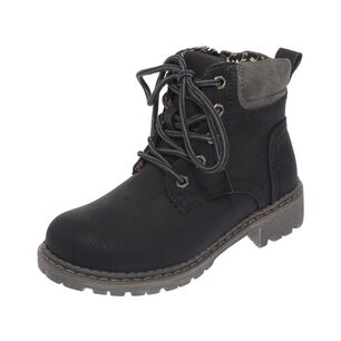 Bot&iacute;n Negro Wings Art: 3wk16008black