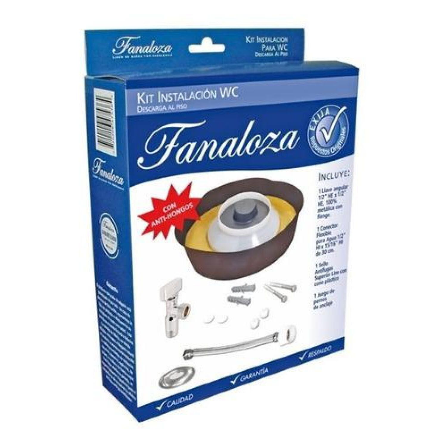 Kit De Instalacion Wc Fanaloza C/adaptador image number 0.0