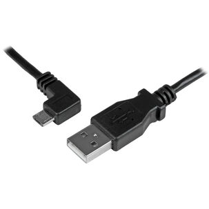 Cable Micro Usb De 1m Acodado A La Izquierda Startech