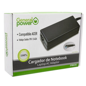 Cargador Notebook Acer Alternativo 19v 3.42a 5,5*1,7mm