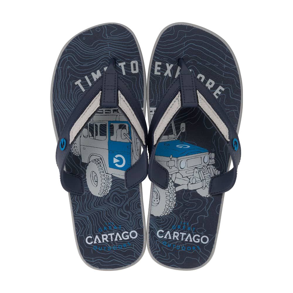 Sandalia Hombre Gris/azul Dakar Cartago image number 0.0