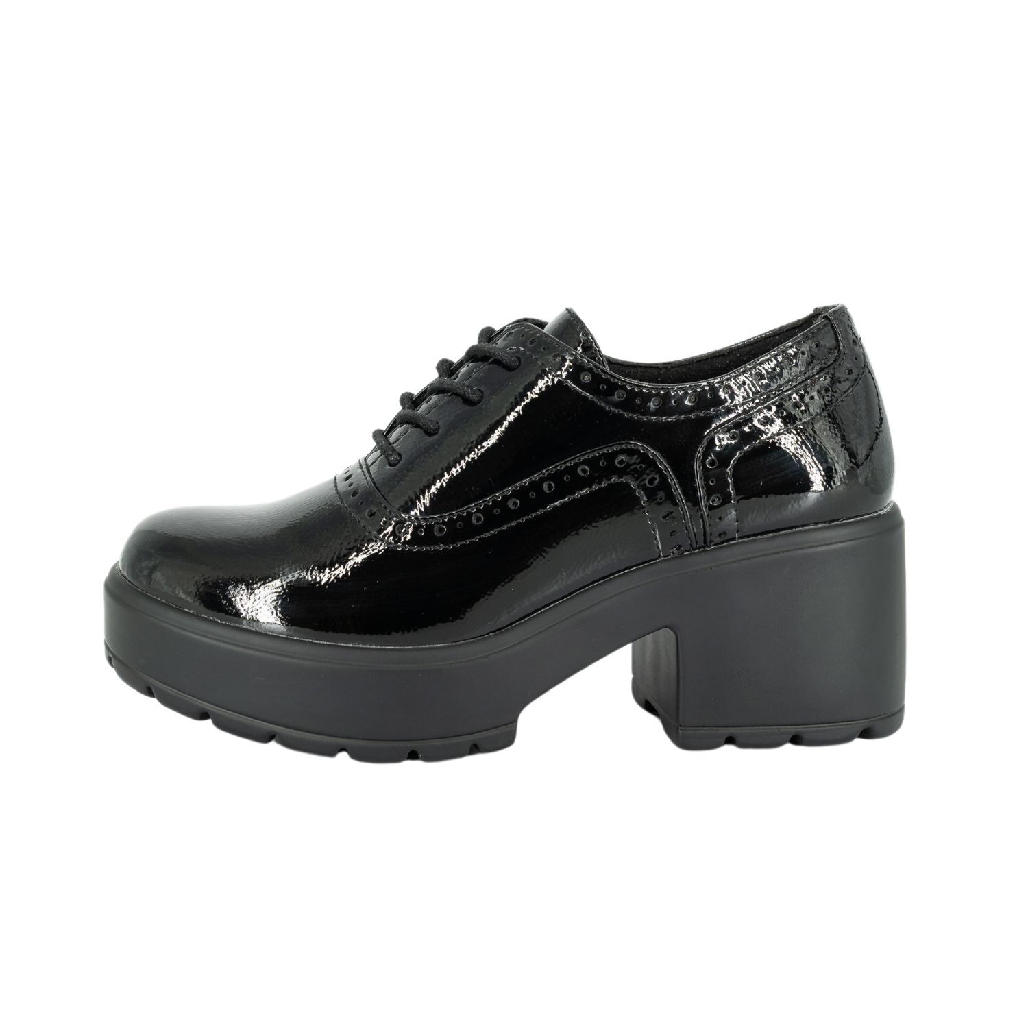 Mocasin Leila Negro Charol Alquimia image number 1.0