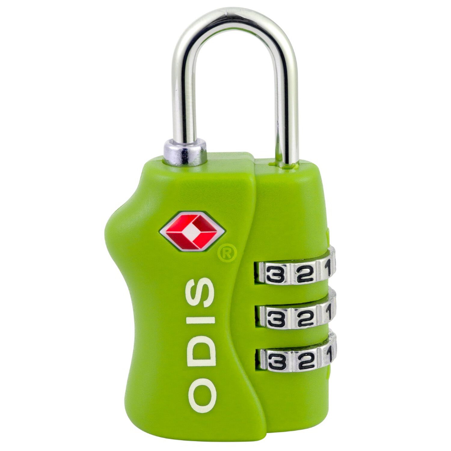 Candado Odis Tsa Maleta Viaje 33mm Con Clave - Verde image number 0.0