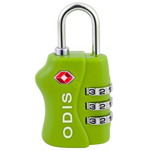 Candado Odis Tsa Maleta Viaje 33mm Con Clave - Verde