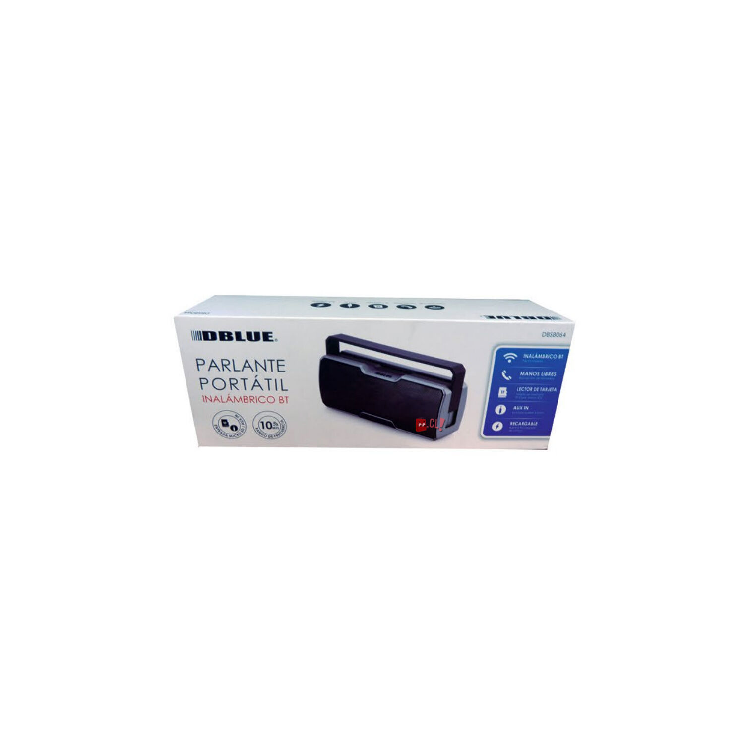 Parlante Bluetooth Port&aacute;til Con Radio - Ps image number 1.0