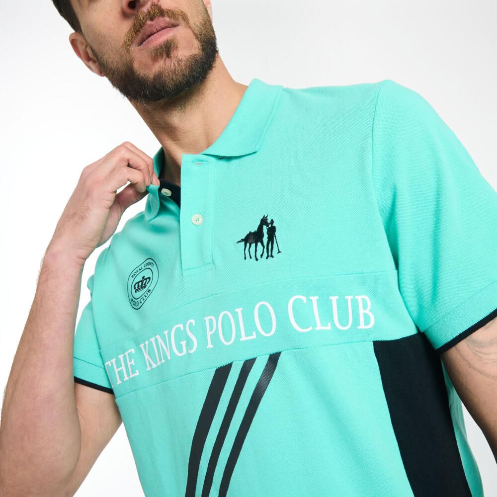 Polera Regular Manga Corta Hombre The King's Polo Club image number 4.0