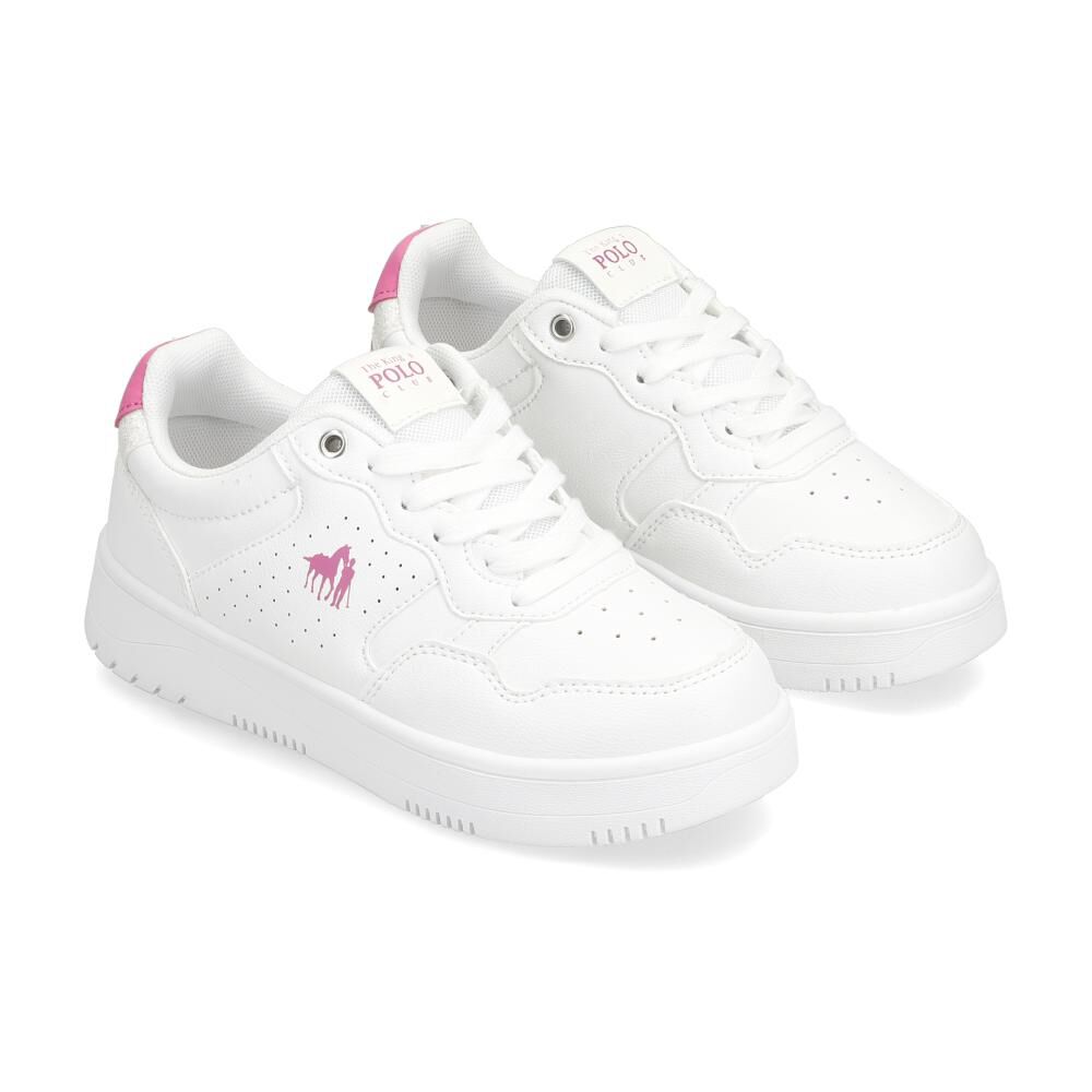 Zapatilla Infantil Niña The King's Polo Club White image number 1.0