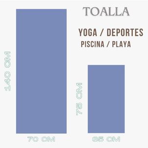 Pack 2 Toallas Microfibra Caf&eacute;