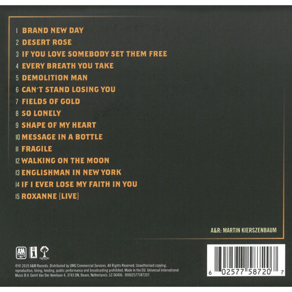 Sting - My Songs (digipack) | Cd image number 4.0