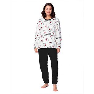 Pijama Invierno Top Hello Kitty M264mihkc1