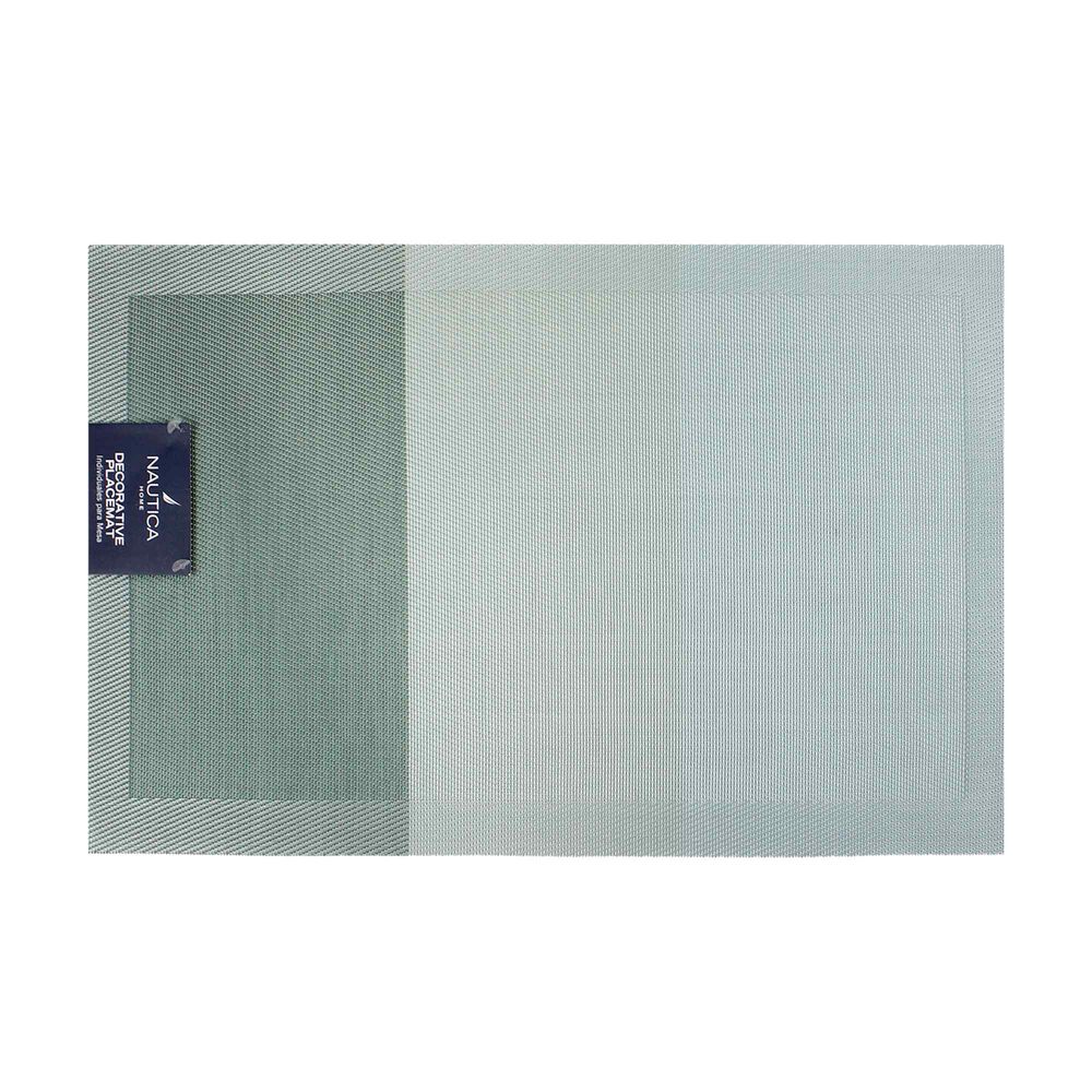 Pack 2 Individuales De Mesa Nautica Home 45x30cm Degrade Verde image number 1.0