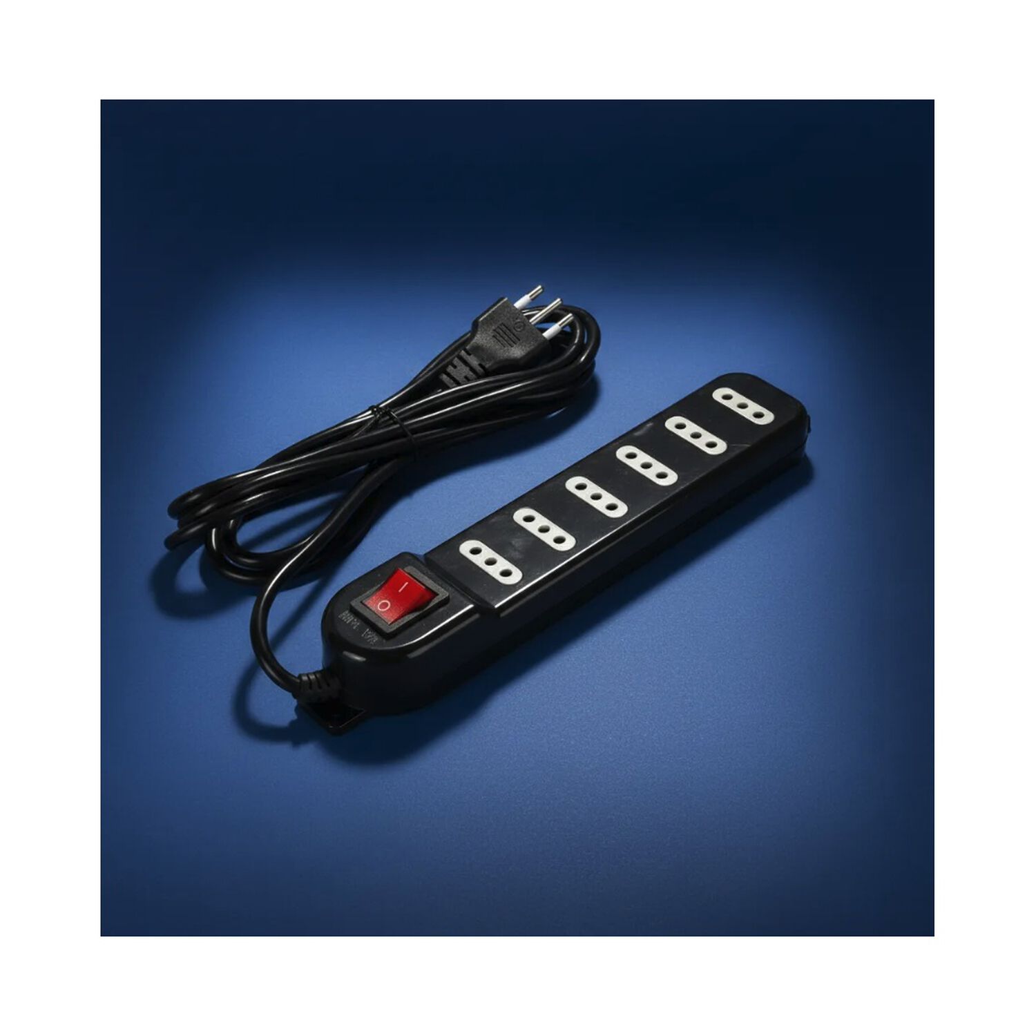 Alargador Macrotel 6 Tomas 3m Con Switch Negro image number 5.0