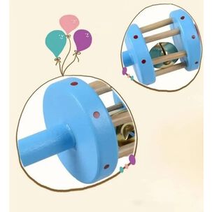 Set 2 Cascabel Juguete Madera