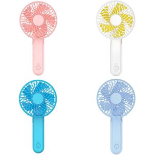 Ventilador Pórtatil Recargable c/ Bateria 1000mAh Azul