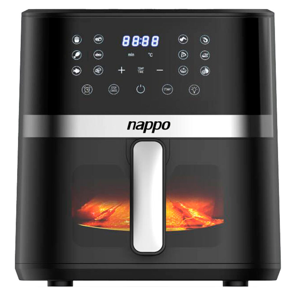 Freidora De Aire Nappo Digital 1600w 7l Panel T&aacute;ctil Visor image number 2.0