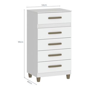 C&oacute;moda Vekkahome Malta / 5 Cajones
