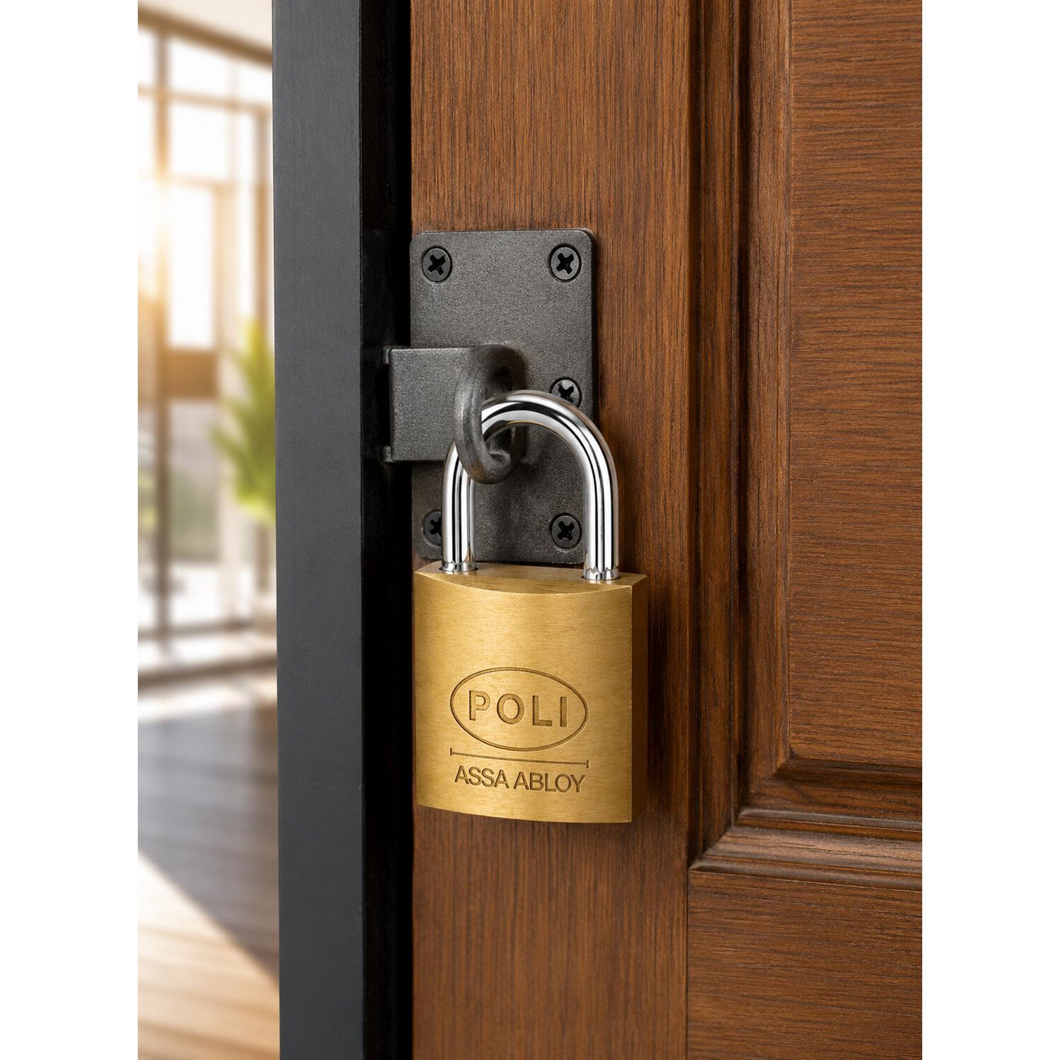 Candado Alta Seguridad Poli Bronce P/125 25mm Int/ext image number 2.0