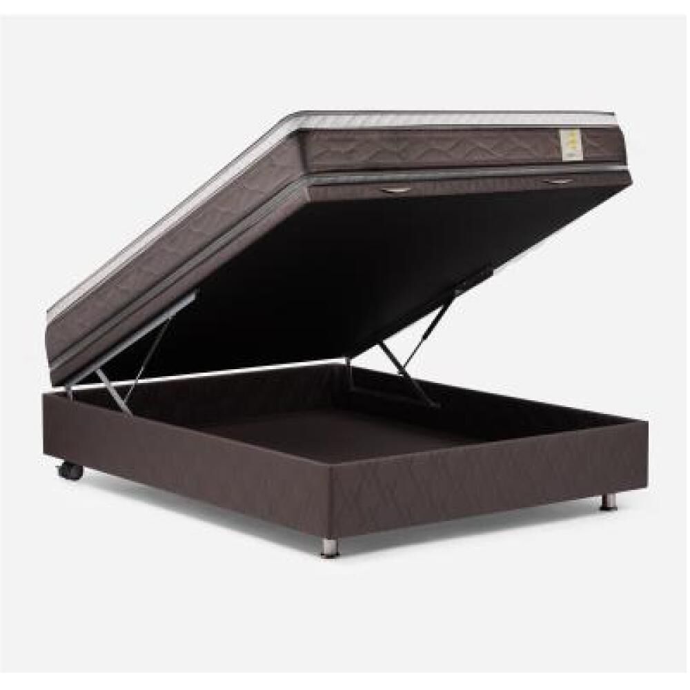 Cama Ba&uacute;l Rosen New Style 4 / 2 Plazas / Base Normal + Respaldo Ferrara image number 7.0