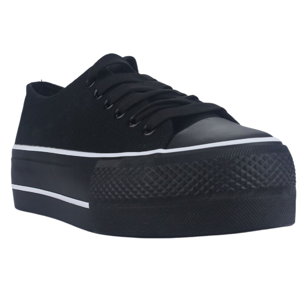 Zapatilla Mujer Chalada Cruni-1 Negro Urbano image number 2.0
