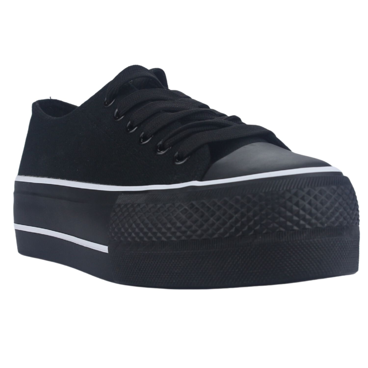 Zapatilla Mujer Chalada Cruni-1 Negro Urbano image number 2.0