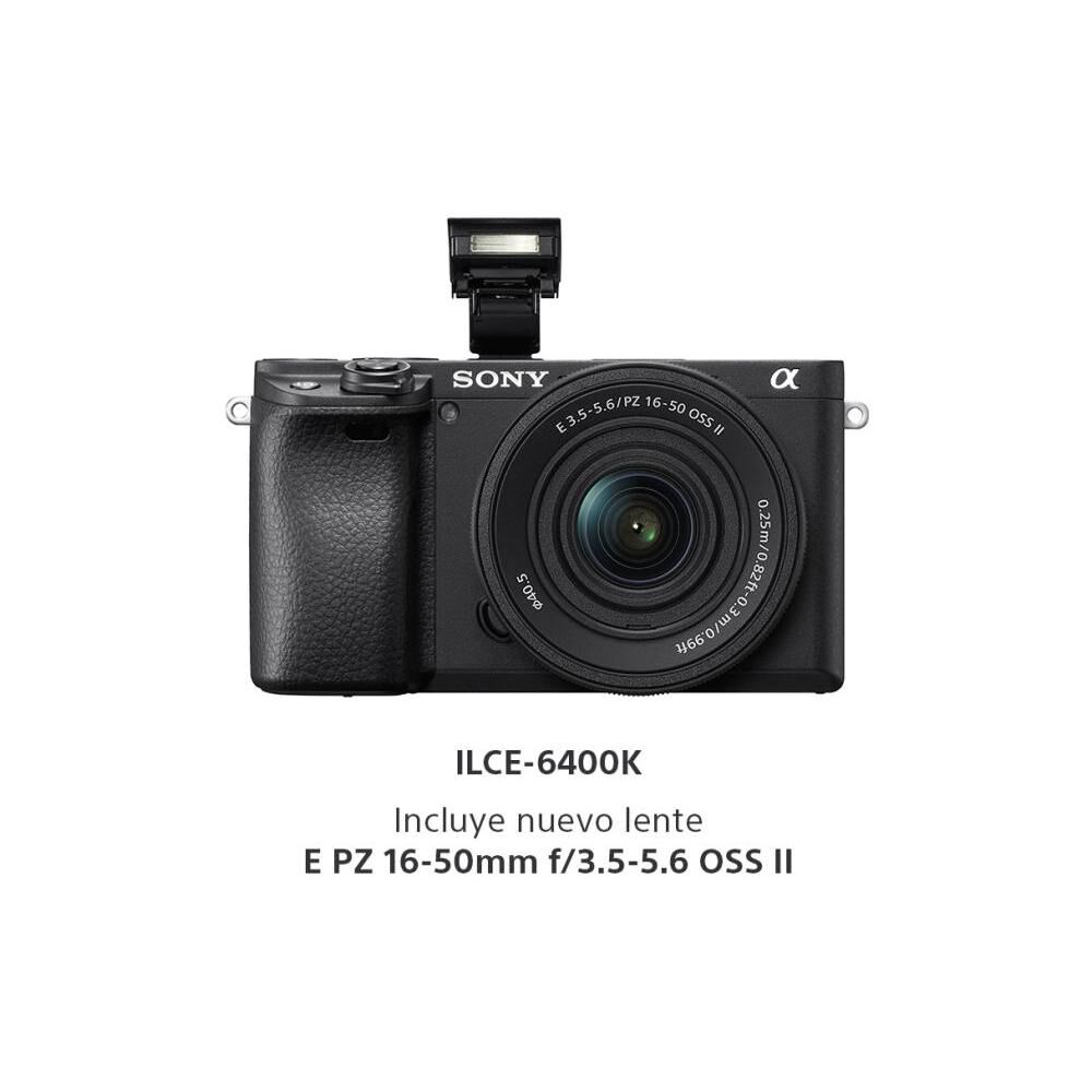C&aacute;mara Semiprofesional Sony ILCE-6400KBQE38 image number 0.0