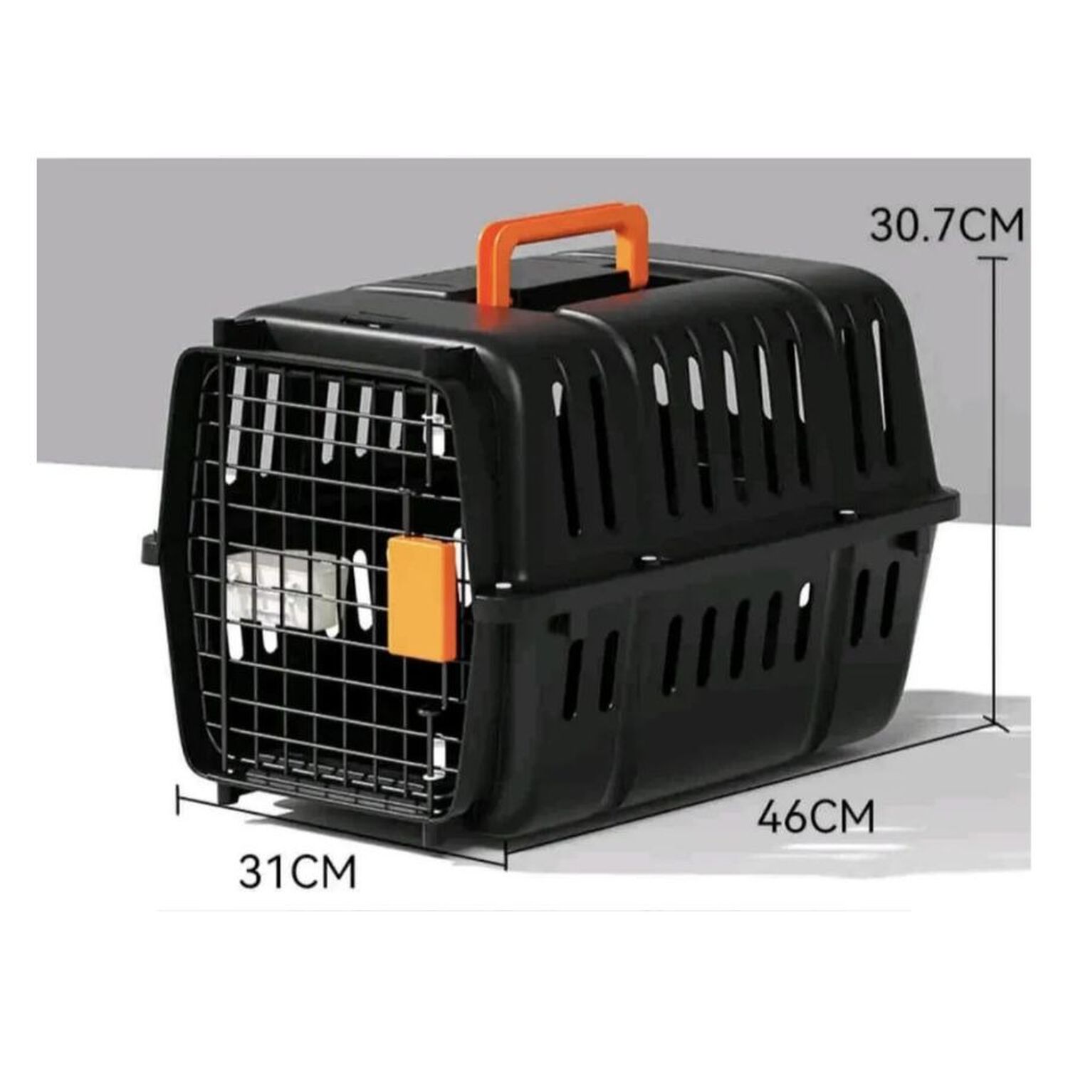 Jaula Transportadora Canil Mascotas Perro Gato 46x31x30 image number 3.0