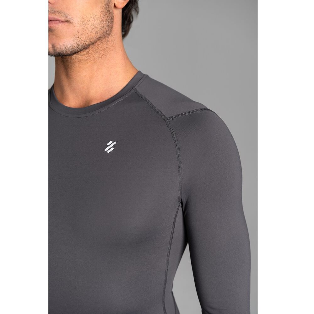 Ultimate Polera Ml Compresiva Sport Hombre Magnet - L image number 3.0