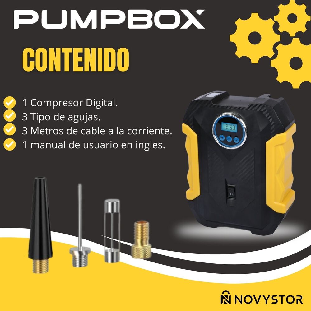 Compresor De Aire Port&aacute;til Digital 12v Todo Neum&aacute;tico image number 7.0