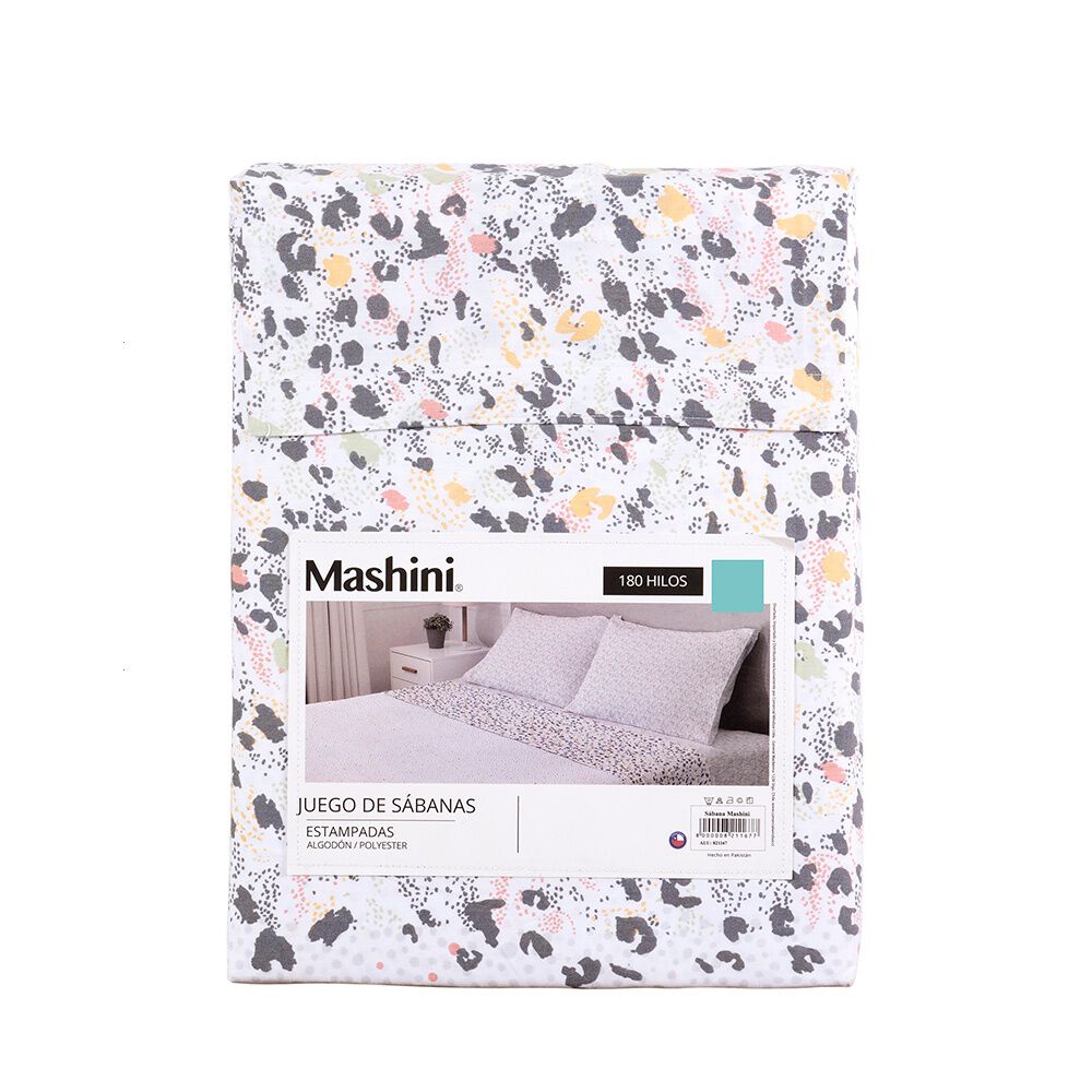 Sabana 180 Hilos Estampadas Mashini 1.5 P Oasis image number 4.0