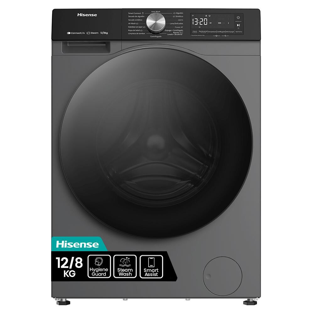 Lavadora Secadora Hisense WD3S1243BT / 12kg / 8kg image number 0.0