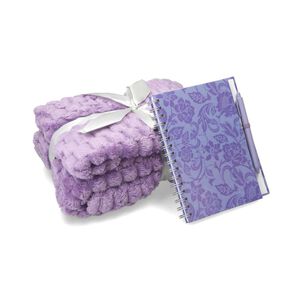 Set Manta Jacquard Belle Noite + Cuaderno Y L&aacute;piz