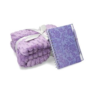 Set Manta Jacquard Belle Noite + Cuaderno Y L&aacute;piz