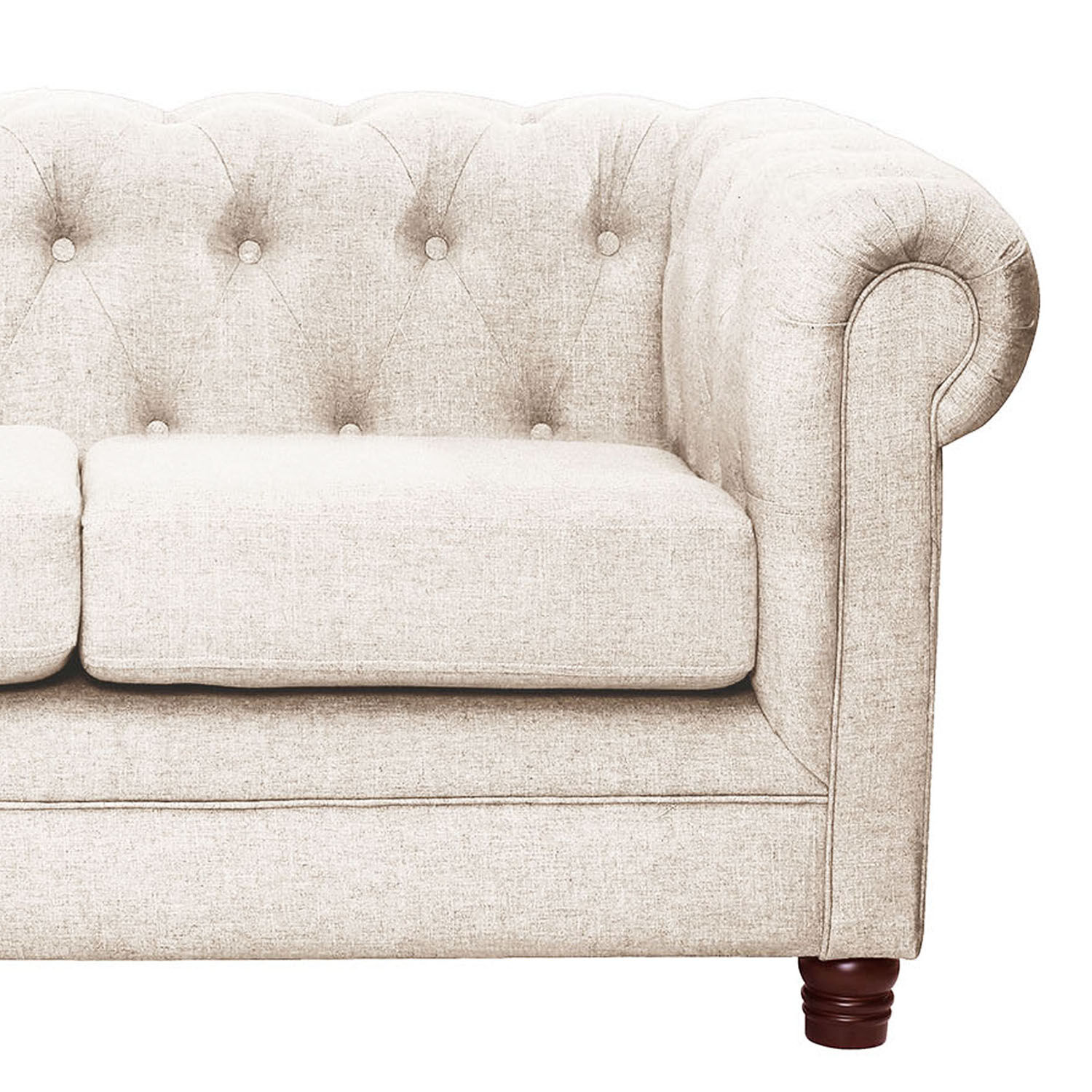 Sofa Florencia 2c Lino Blanco image number 2.0