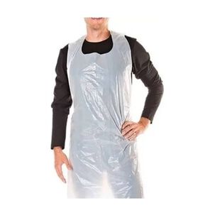 Pechera Delantal Pl&aacute;stica Desechable 100 Unidades