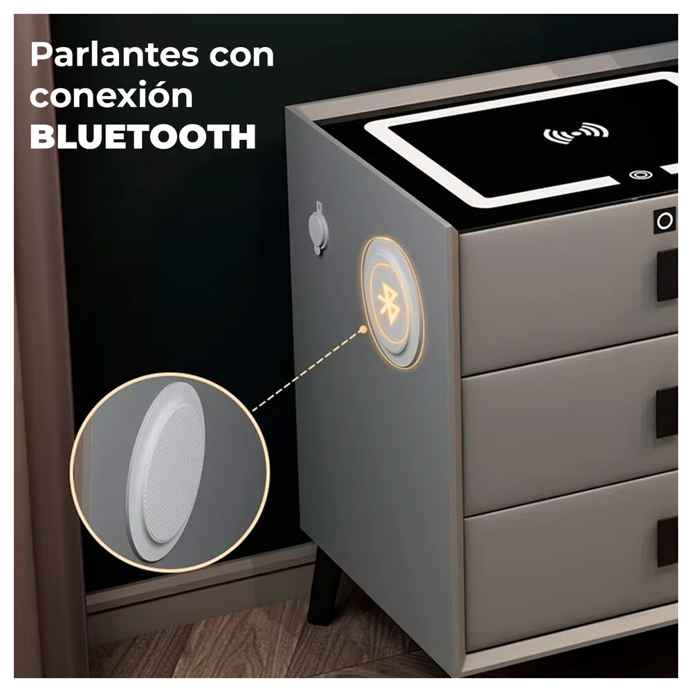 Mesa De Noche Inteligente Con Cajones Y Tecnología Integrada image number 3.0