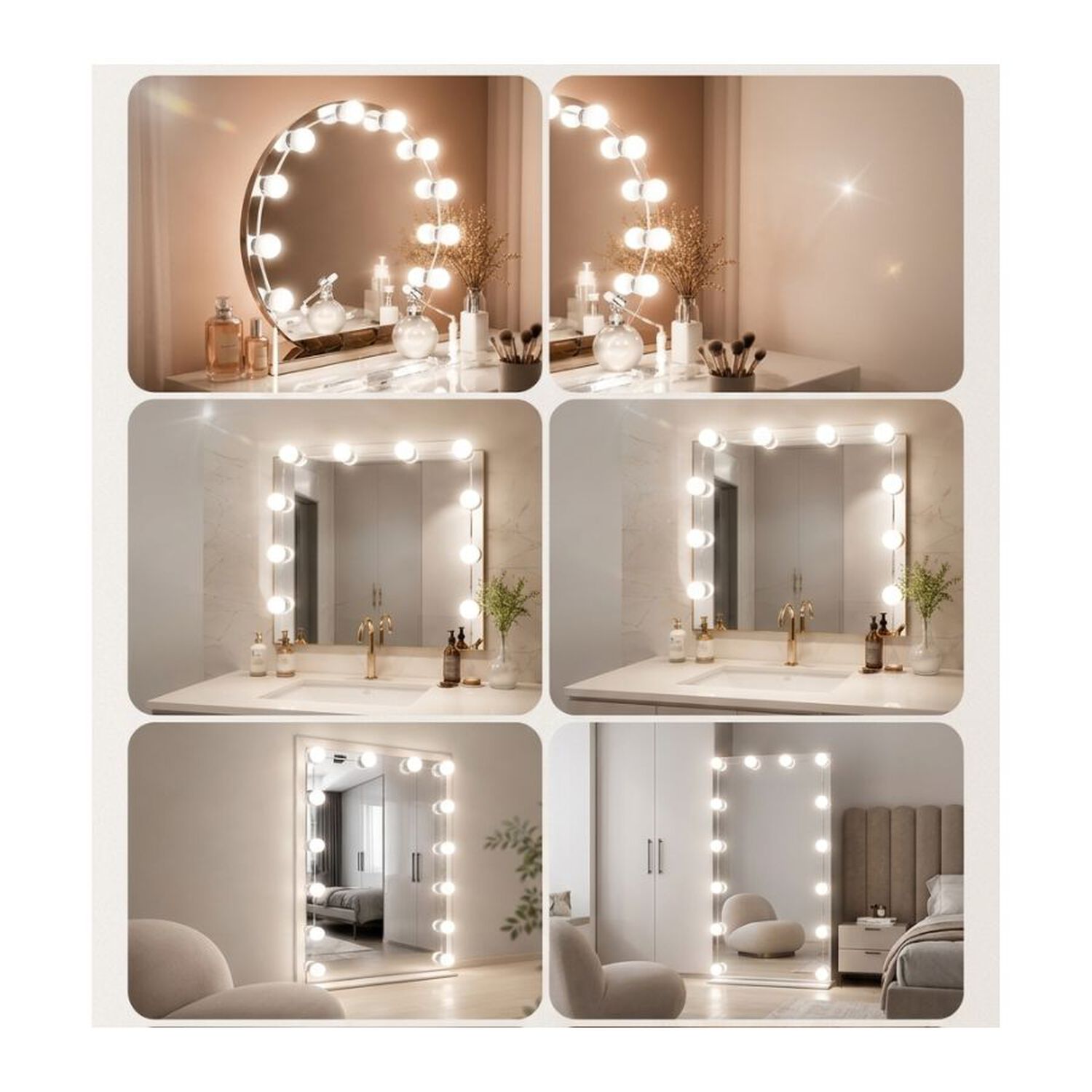 Luces Led Para Espejo Maquillaje Vanity Usb 10 Led image number 2.0