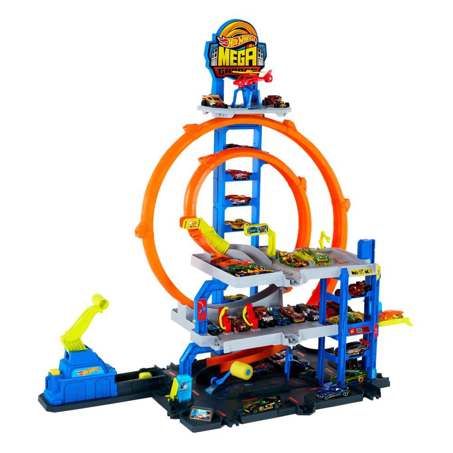 Autopista Hotwheels City Mega Garage image number 4.0