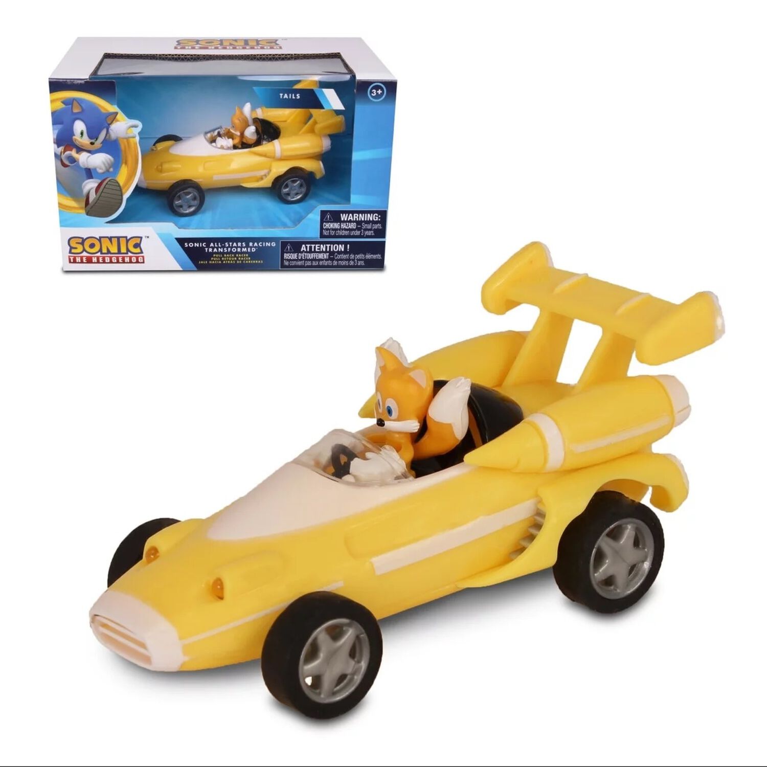 Juguete Auto De Carreras Tails- Sonic The Hedgehog image number 0.0