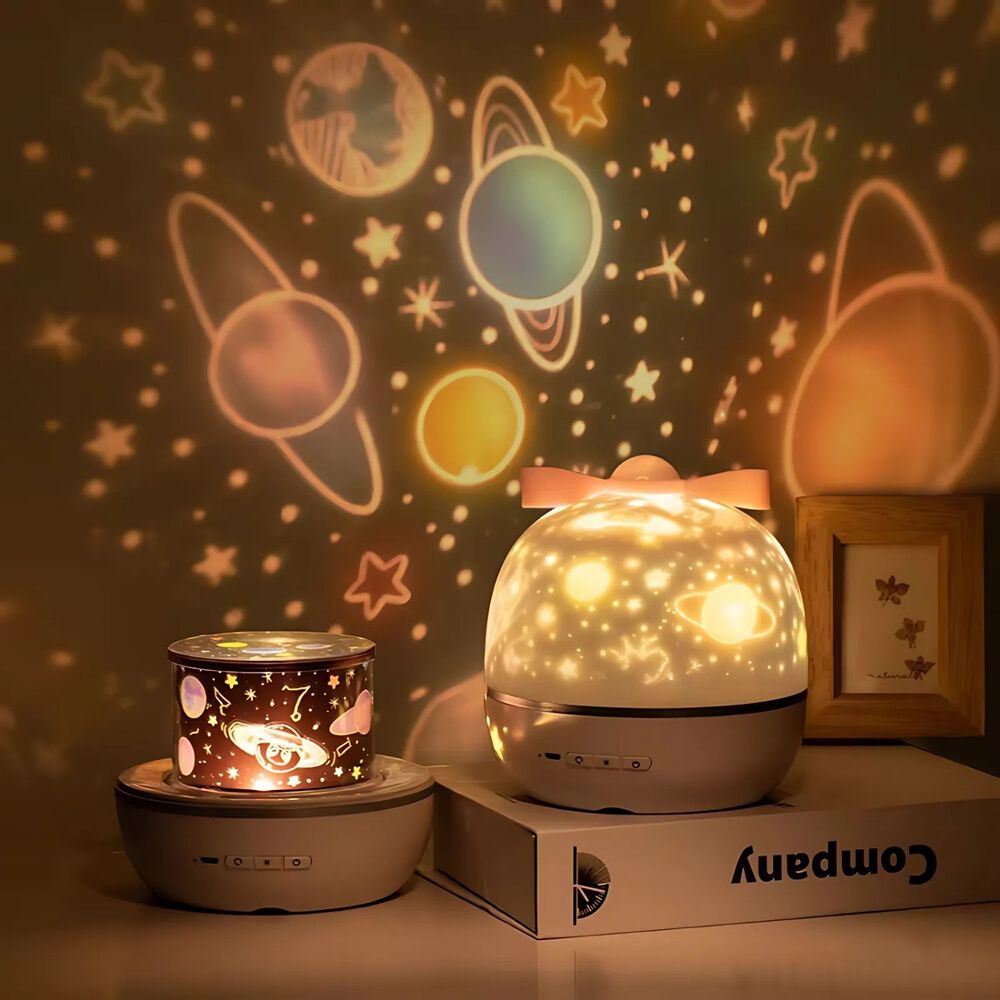 Proyector De Luz Nocturna Stickers Intercambiables Relajante image number 4.0