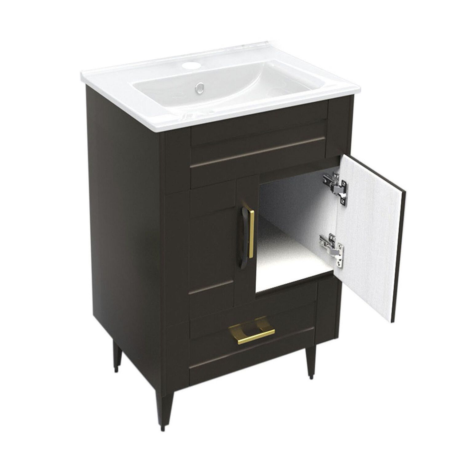 Kit Mueble Vanitorio Domsa Deluxe 50sk-caf&eacute; P 50x40x80cm image number 2.0