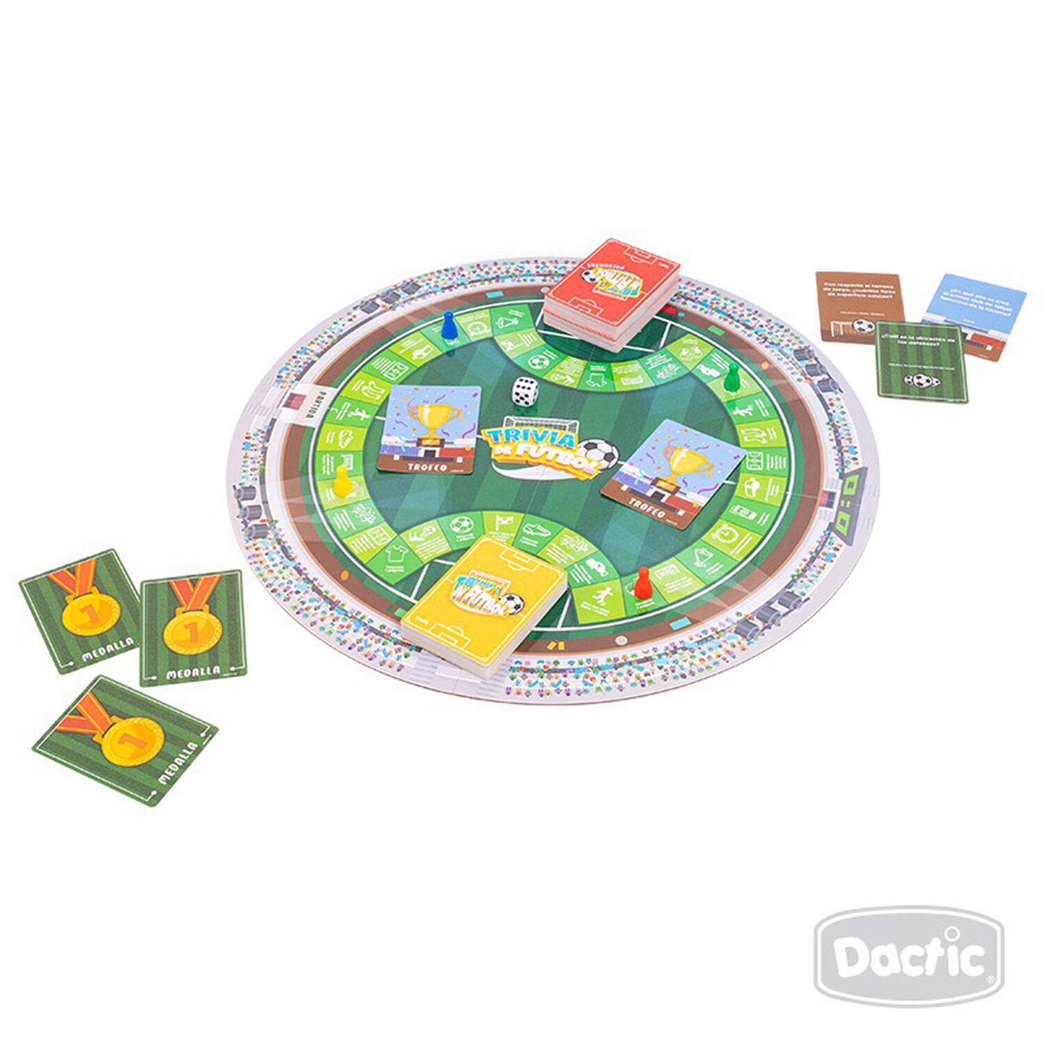 Juego De Mesa Trivia Futbol Dactic image number 1.0