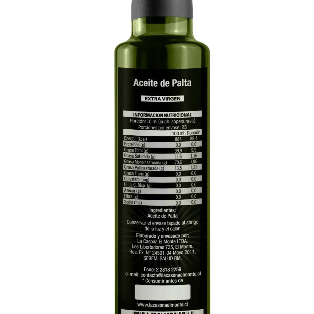 Aceite Gourmet De Palta - 250 Ml image number 1.0