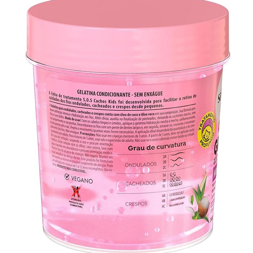 Sos Cachos Gel Hidratacion Kids 400 G Salon Line image number 1.0
