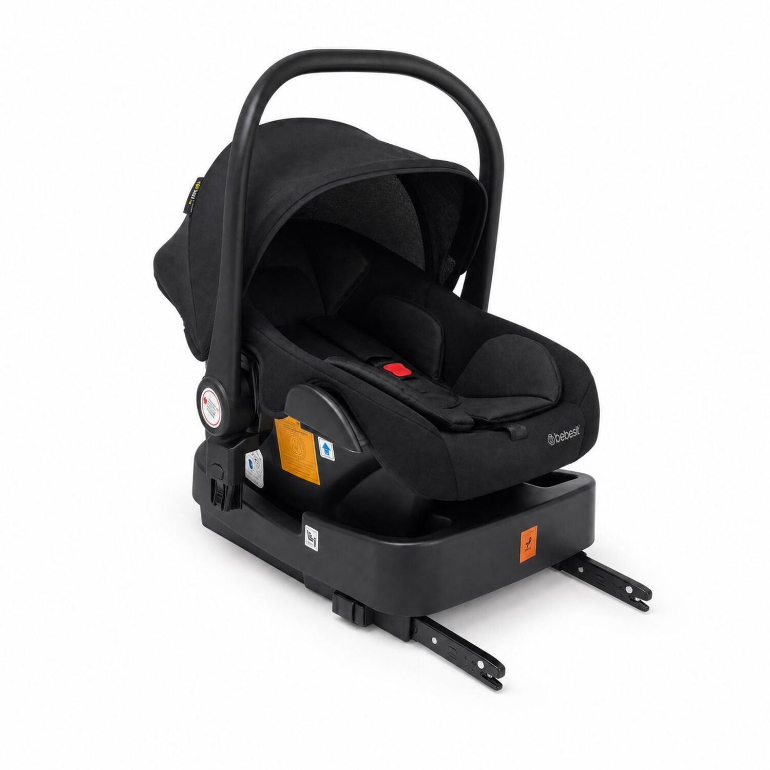 Coche Cuna Travel System Galaxy Isofix Negro image number 2.0
