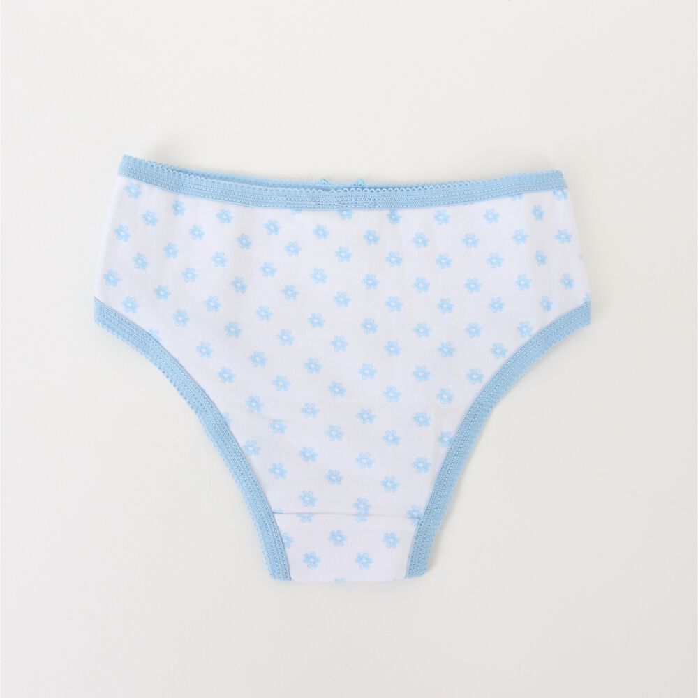 Tripack Calz&oacute;n Ni&ntilde;a Blanco Full Print Flores Bluey image number 2.0