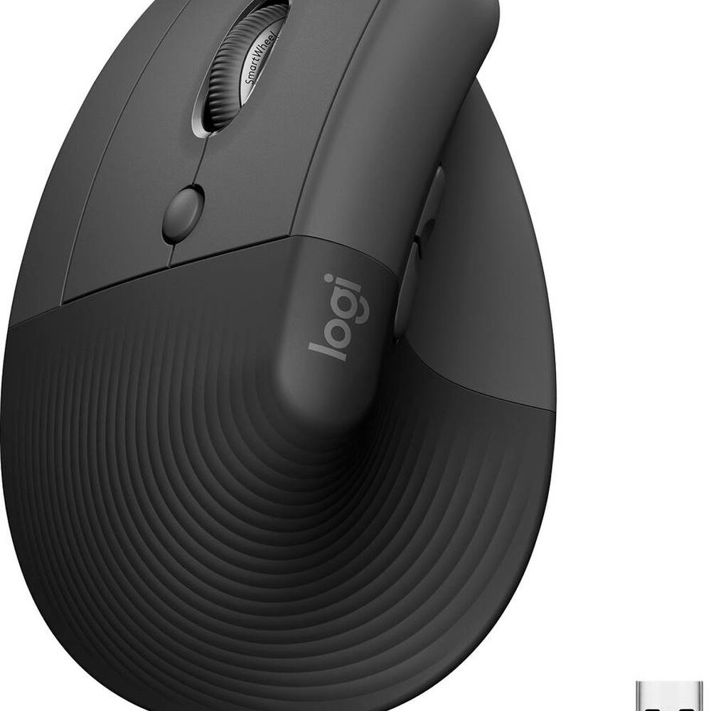 Mouse Logitech Lift Vertical Ergonomic Para Zurdo Bluetooth image number 1.0